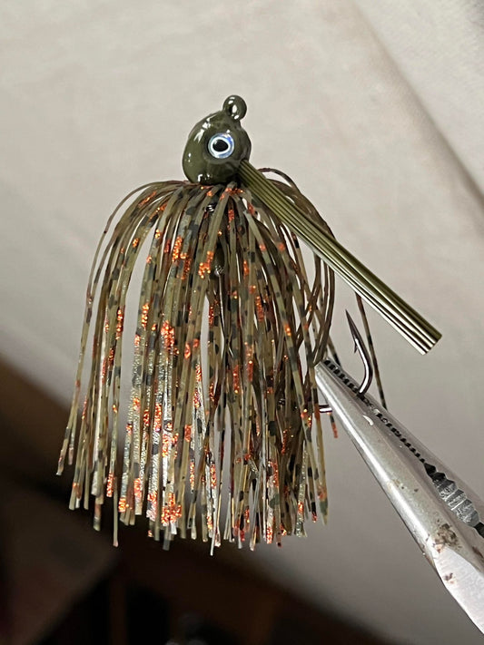 Swim Jig "Orange speckle"